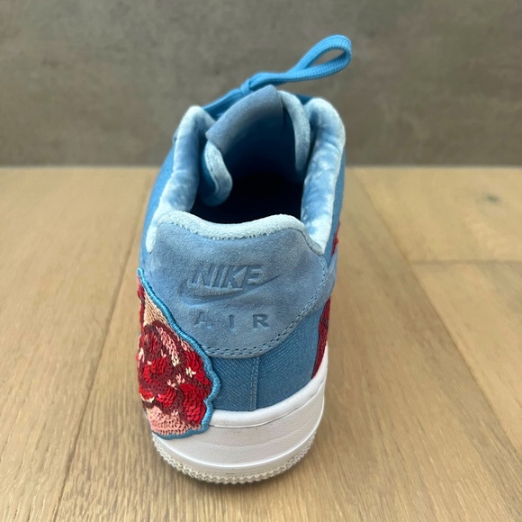 Nike Air Force 1 upstep low denim rose sky - size 9W US - Picture 2 of 8